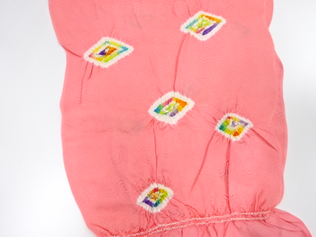  未使用品　正絹　絞り　帯揚げ